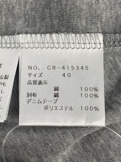 エムズグレイシー 415345 Tシャツ 40 グレー カゴバッグモチーフ IT8EFCSNYNRU