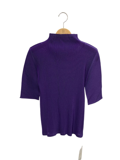 プリーツプリーズイッセイミヤケ PP33-FK353 プルオーバー 3 パープル ボトルネック IT2QRCHC7JOK