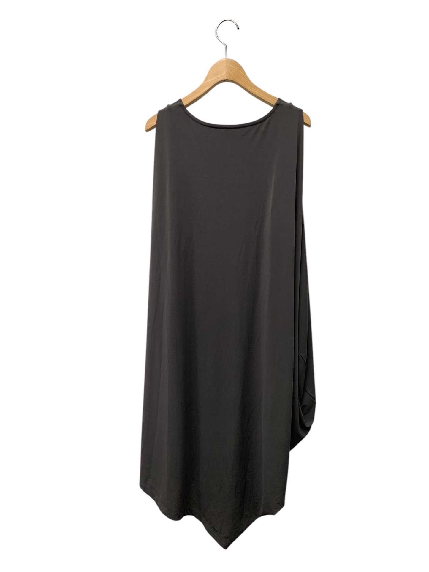 イッセイミヤケ drape jersey IM33JH222 ワンピース 2 グレー アシンメトリー ITRS6XXWKS6W