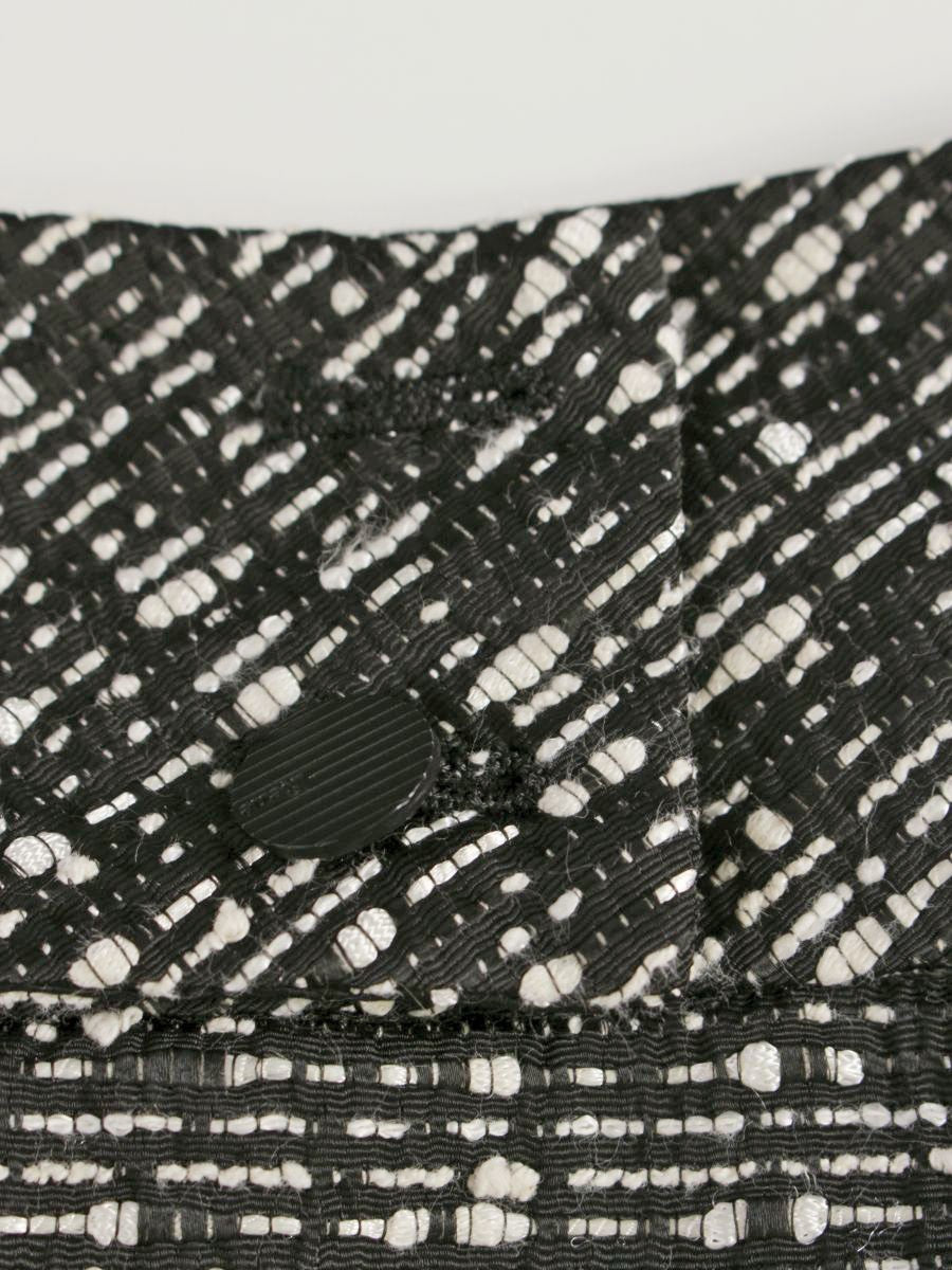 ルネ 6415140 ショートパンツ 34 ブラック/ホワイト TISSUE ツイード ITSTZ9XXHRA8