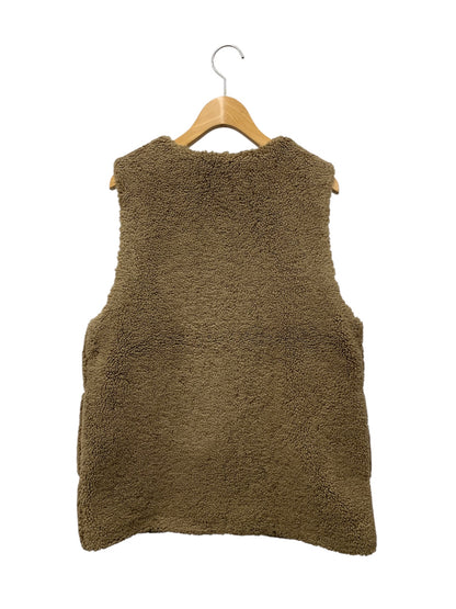 ブルーレーベルクレストブリッジ 55F07-256-45 ベスト 38 ブラウン ボア ジップアップ ITNQ6ER79RU0