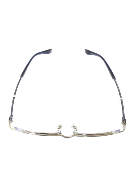 ラインアートシャルマン テノール・コレクション XL1469-LG メガネ シルバー/ネイビー コンビフレーム ハーフリム スクエア ITFMT6CUQTCC 【SALE】