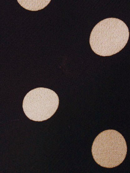 フェンネル 561036P ワンピース M ネイビー ドット ボウタイ ITT6LUB1ZZ0G