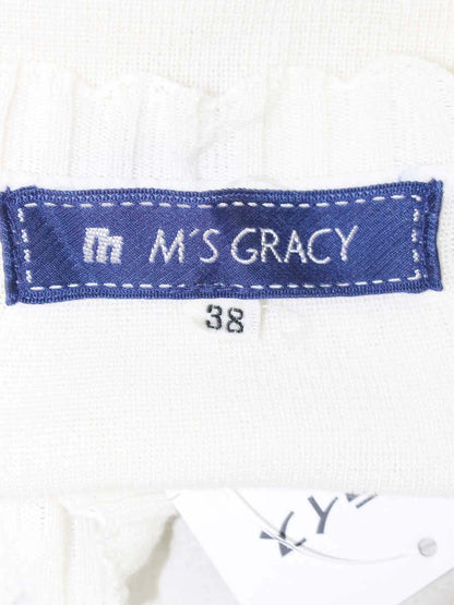 エムズグレイシー 028001 ボレロ 38 ホワイト ニット ITUKV495G7J6