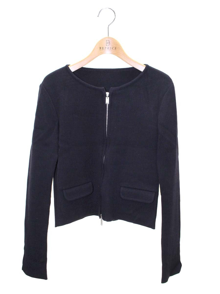 フォクシーブティック Knit Jacket Urban Standard 38054 ニットジャケット 38 ネイビー ITL79CJT8WGM