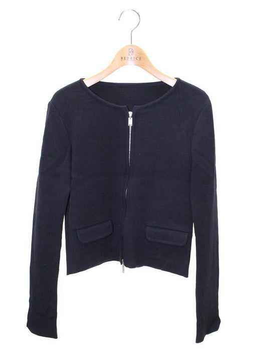 フォクシーブティック Knit Jacket Urban Standard 38054 ニットジャケット 38 ネイビー ITL79CJT8WGM