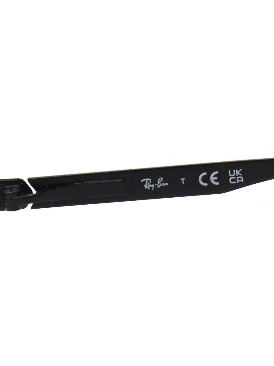 レイバン RB6453D メガネ ブラック ハーフリム メタルフレーム スクエア ITFEM1OAX3CY