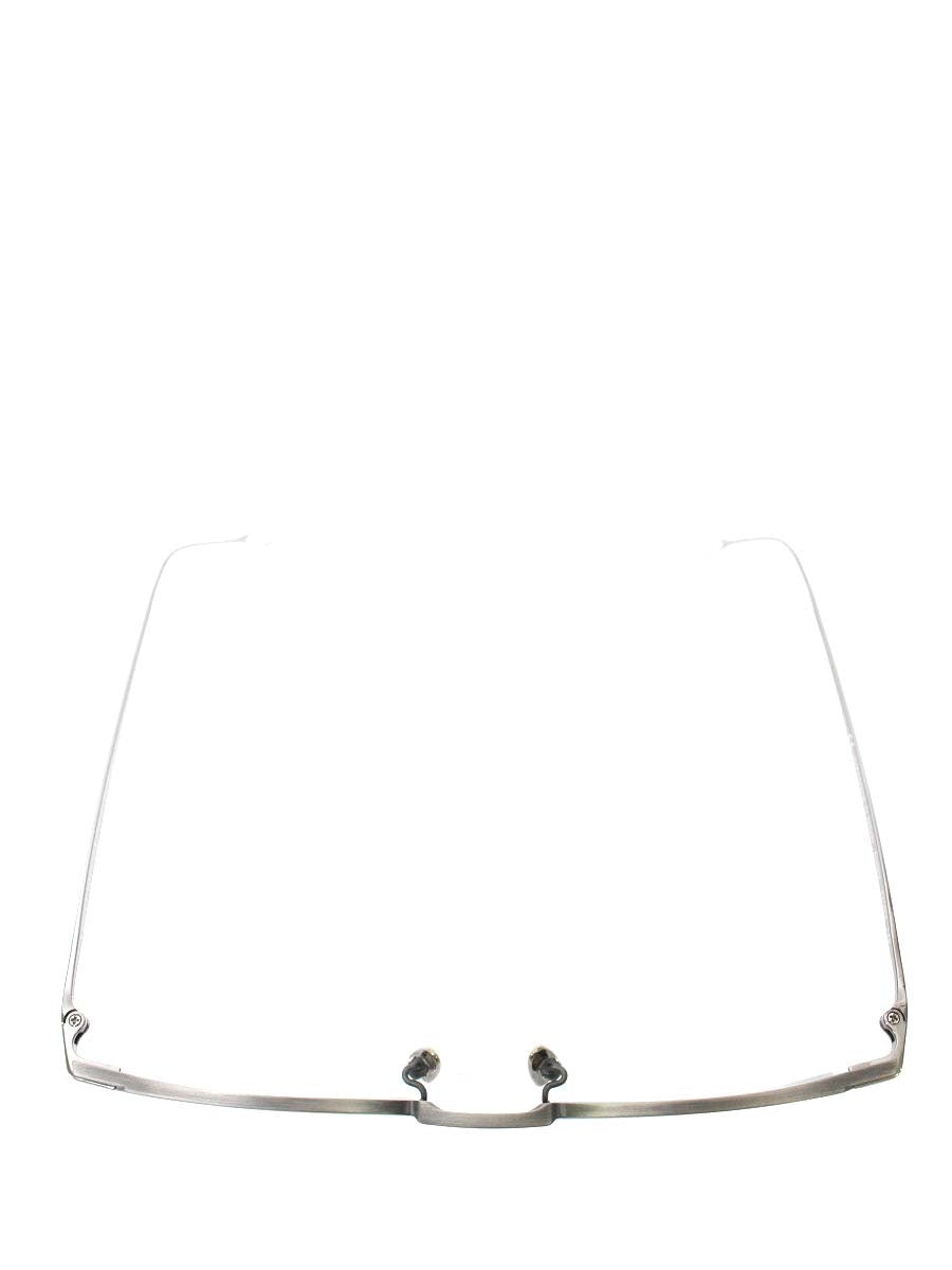 ユウイチトヤマ danny U-075 メガネ シルバー（COL.03 ） メタルフレーム ハーフリム オーバル ITBL67L3W5B4 【SALE】