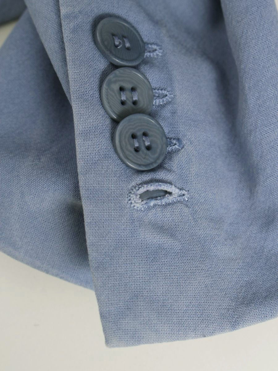 アクネストゥディオズ 2091070 ジャケット 36 ブルー ダメージ加工 IT6XGKFSC6VF