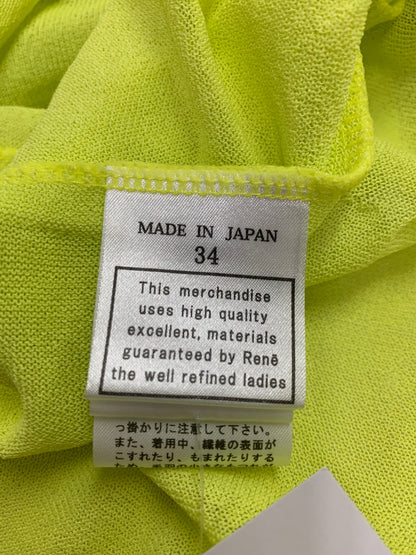 ルネ Knit Pullover 6622040 チュニック 34 ライムグリーン インスタ掲載品 ITN2UF7TU3GG