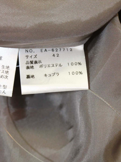 エムズグレイシー 627712 スカート 42 グレー フラワープリント ローズ ITHIQW1JR114