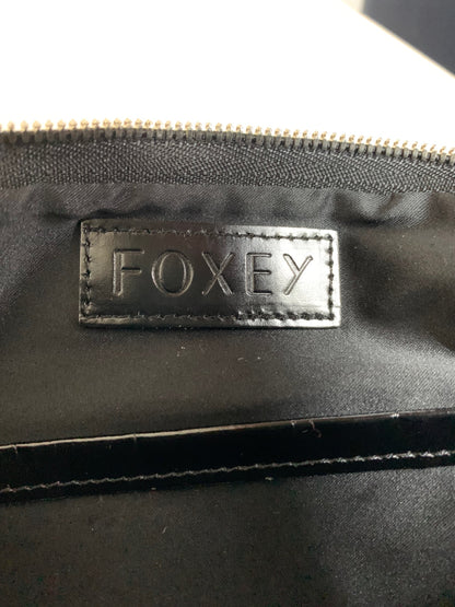 フォクシーブティック マカロンバッグ ブラック ベロア チェーン IT2QN91IWPH8