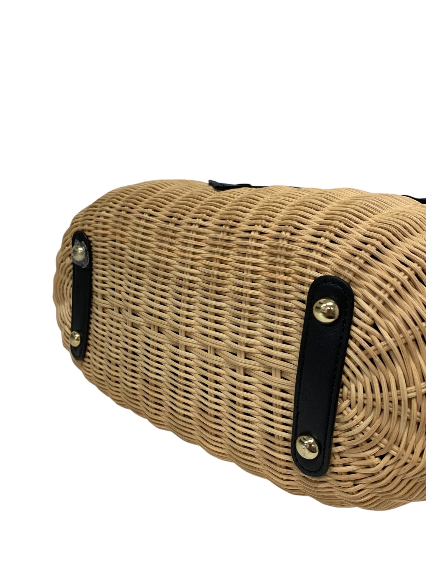 エムズグレイシー Ribboned Basket Bag 994106 ベージュ かごバッグ/バスケット IT1779Y1FU70