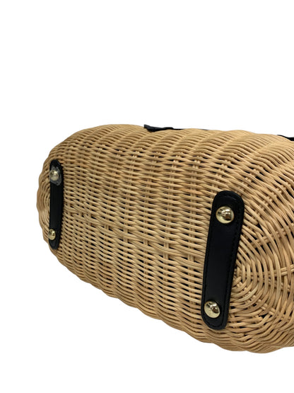 エムズグレイシー Ribboned Basket Bag 994106 ベージュ かごバッグ/バスケット IT1779Y1FU70