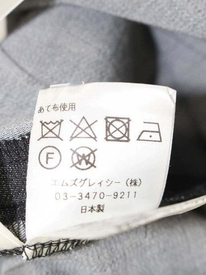 エムズグレイシー 721365 ワンピース 38 ブラック デニム リボン レース ITSAWMNUCPYC 【SALE】