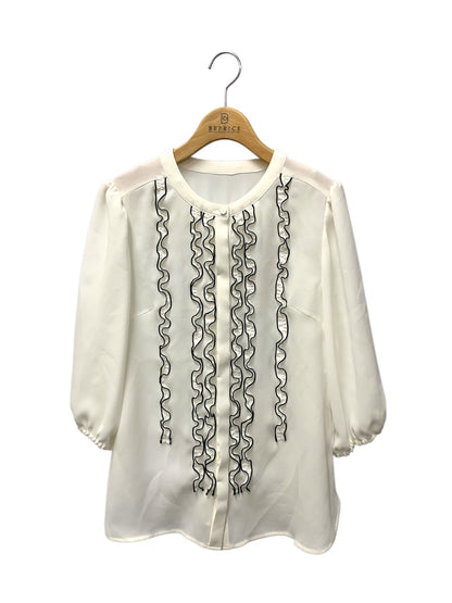 トッカ PROMISE RIBBON ROSETTE BLTOGS0845 ブラウス 0 ホワイト フリル ITBJWNQWW75O