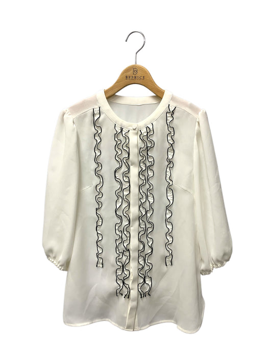 トッカ PROMISE RIBBON ROSETTE BLTOGS0845 ブラウス 0 ホワイト フリル ITBJWNQWW75O