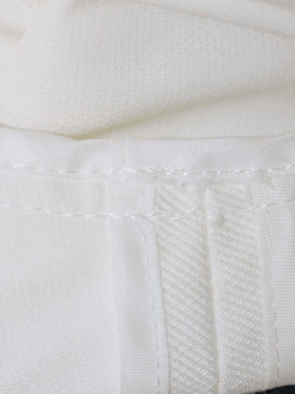 エムズグレイシー 424304 ジャケット 38 ホワイト ノーカラー ステッチ ITFSLGT96KIS