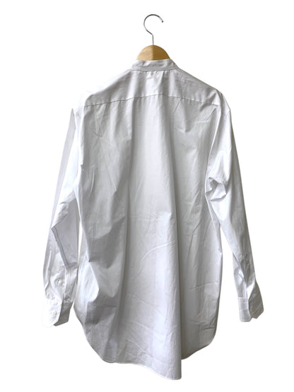 ブラミンク 7911-299-0020 バンドカラーシャツ 46 ホワイト コットン IT81SMSBDOXW