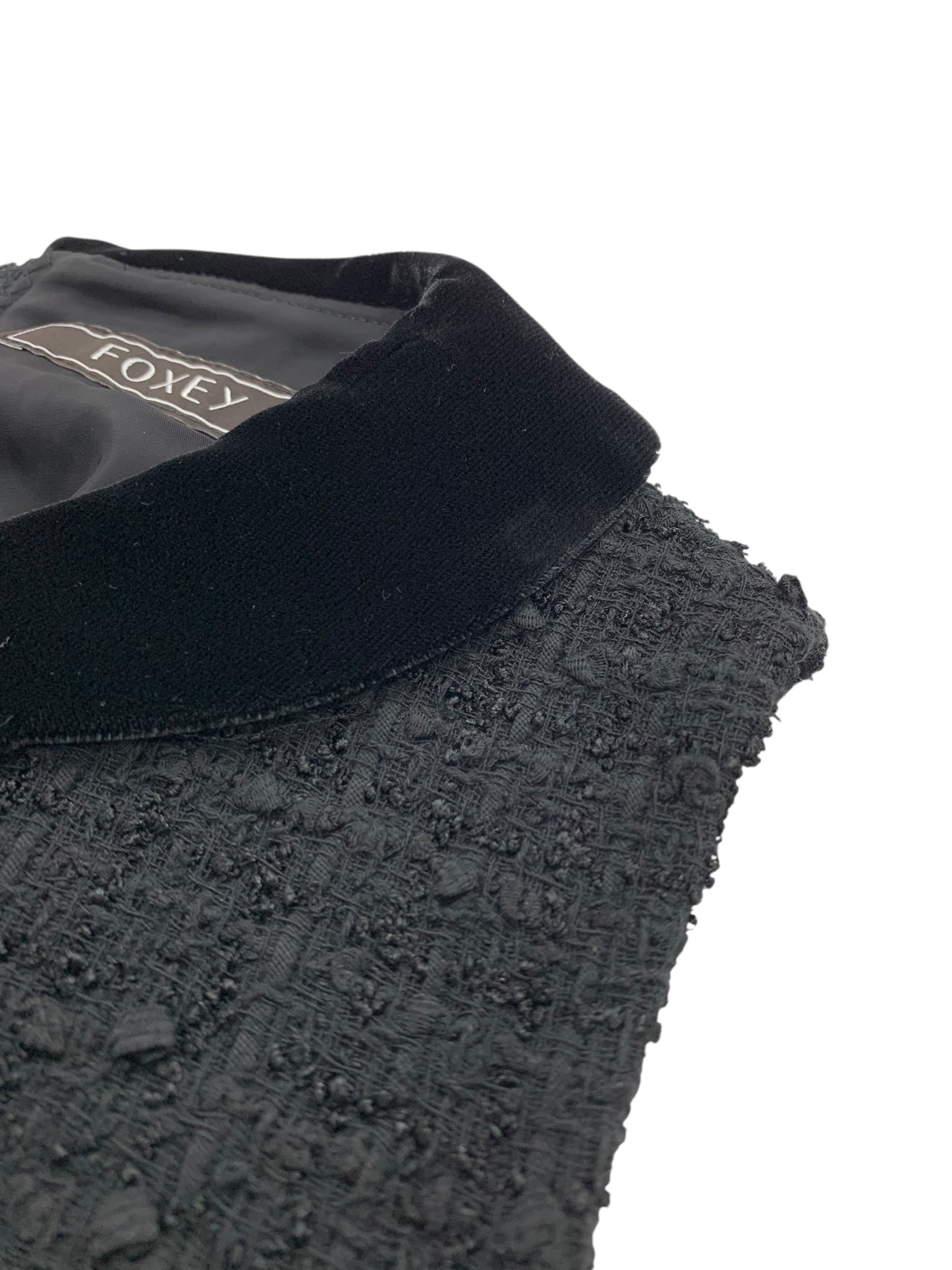 フォクシーブティック Dress Petal Tweed 37432 ワンピース 38 ブラック ITHONCX55BEO