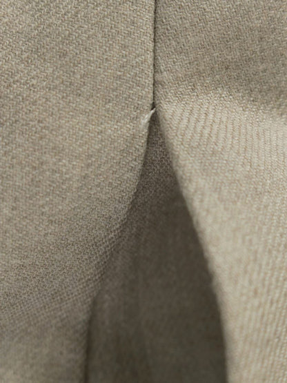 フォクシー 41774 スカート 38 グレージュ フラワー刺繡 ビジュー ITCJR3WFKOO2