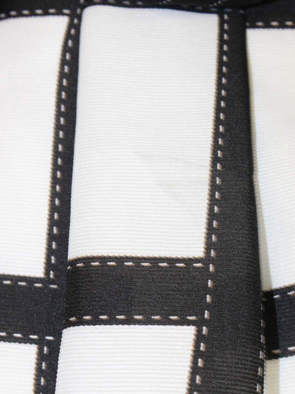 エムズグレイシー Ribbon Check Dress 811317 ワンピース 40 ブラック ITZMBQAQZRPY