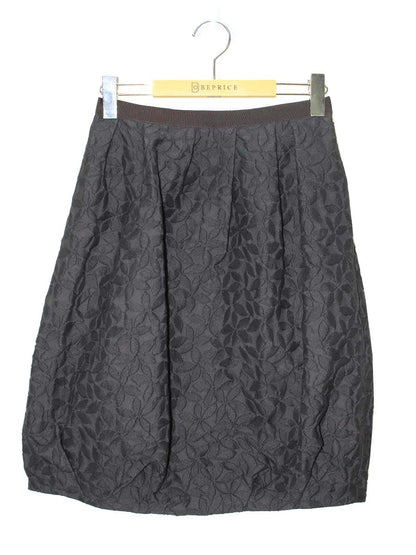 ルネ basic スカート 36 ブラック バルーン ITYHPC115K6O 【SALE】