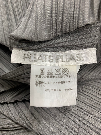 プリーツプリーズイッセイミヤケ PP55-JH105 ワンピース 2 グレー ノースリ ITTZMZCMHQUL
