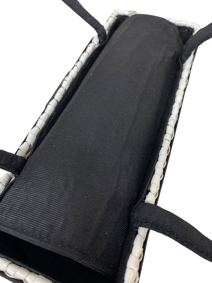 フォクシーブティック ハンドバッグ ホワイト カゴ スクエア リボン IT1NOZHY2BCI