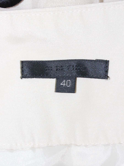 トゥービーシック UFF53-841-40 スカート 40 ベージュ ドット フレア IT726DLYBRJO 【SALE】