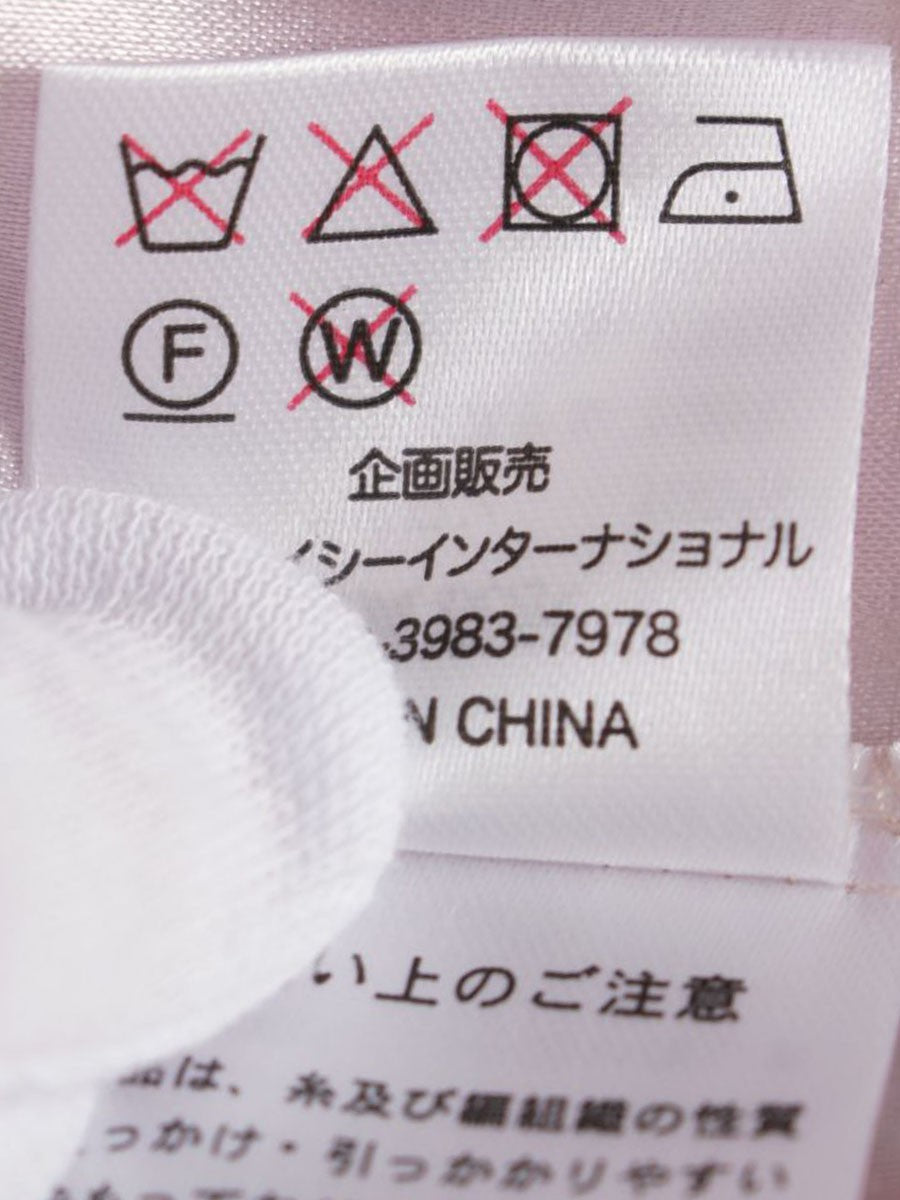 スーパービューティー スカート 42 ピンク 花柄レース リボン付き ITVINQNY6K5Y