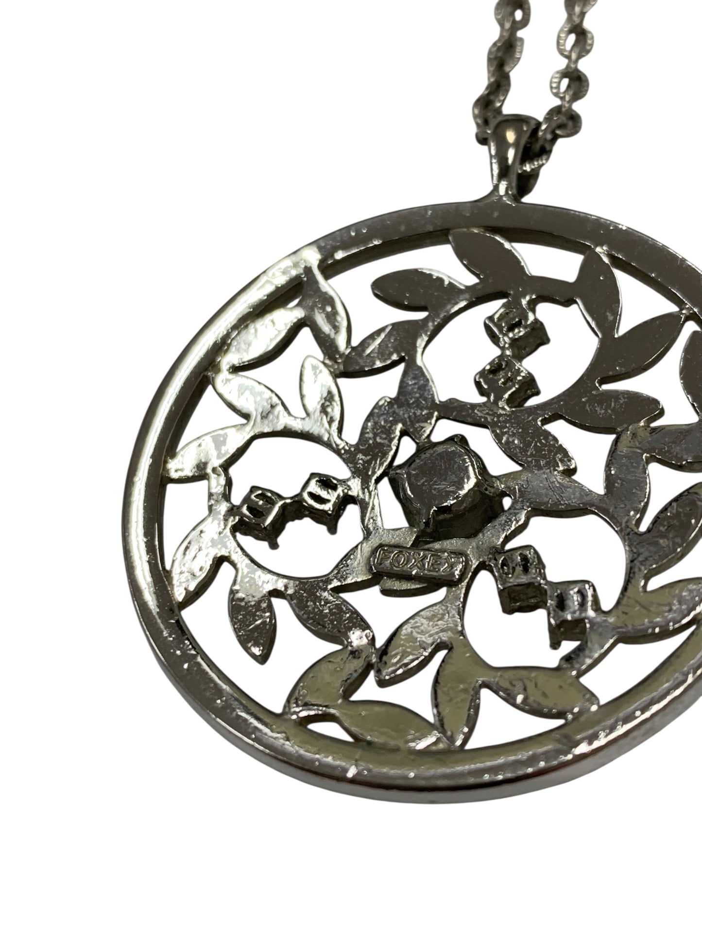 フォクシーブティック NECKLACE CRYSTAL MOON 25772 ネックレス シルバー ITKOX7QII9V6