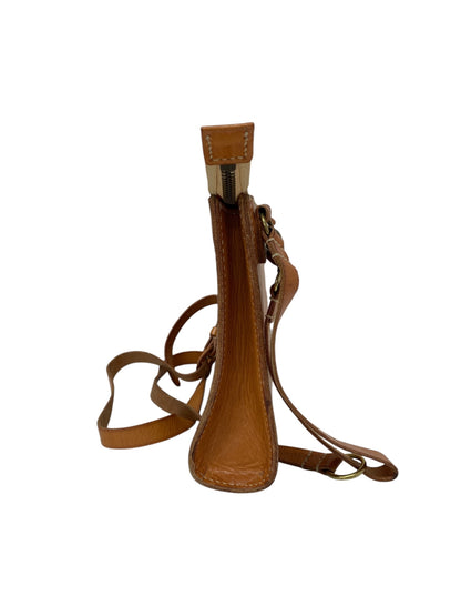 ゲンテン ショルダーバッグ ブラウン レザー フラワー カットワーク ITAVKPV7ZG5K 【SALE】