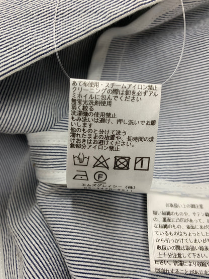 エムズグレイシー ストライプテーラードジャケット 514305 38 ブルー ITT6OVKXI4X6