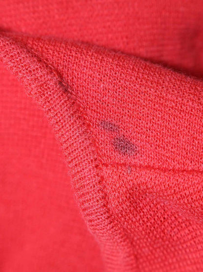 エムズグレイシー 528309 カーディガン 38 レッド リボン フリル ストーン ITRLJC5CS6TK