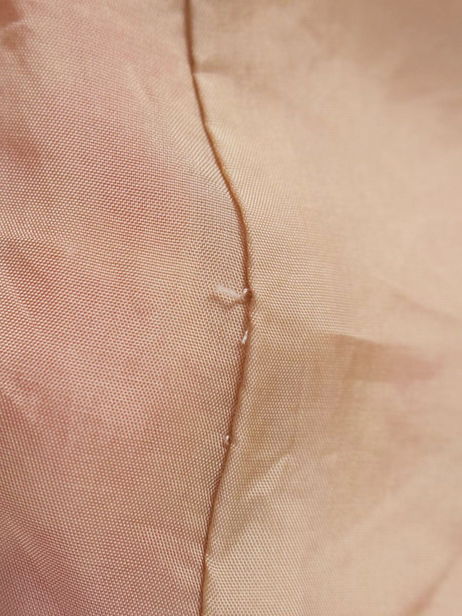 エムズグレイシー 111706 ワンピース 36 ベージュ/ピンク フラワーモチーフ リボン ITGE7WWKP9QC