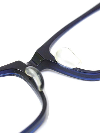 フォーナインズ APM-03 メガネ ブルー コンビフレーム フルリム スクエア ITGOJS9WBURG