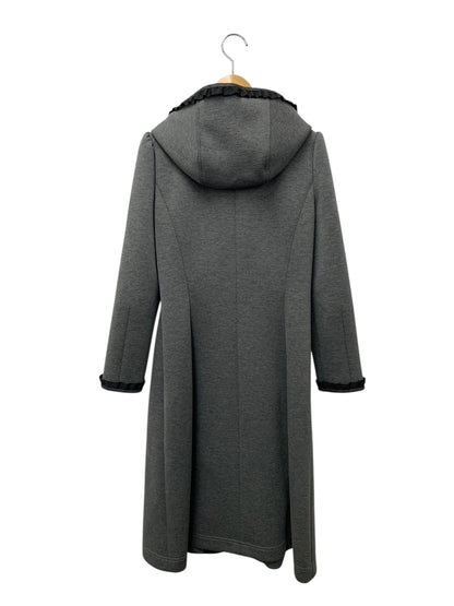 エムズグレイシー 111525 コート 38 グレー ボンディング フード ITM7IFHDG5WK