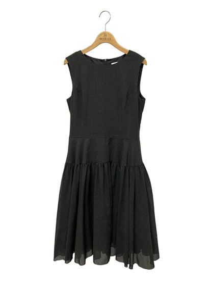 フォクシーニューヨーク GATHER FLARE DRESS 38782 ワンピース 40 チャコールグレー ITC1BWGX4SXW