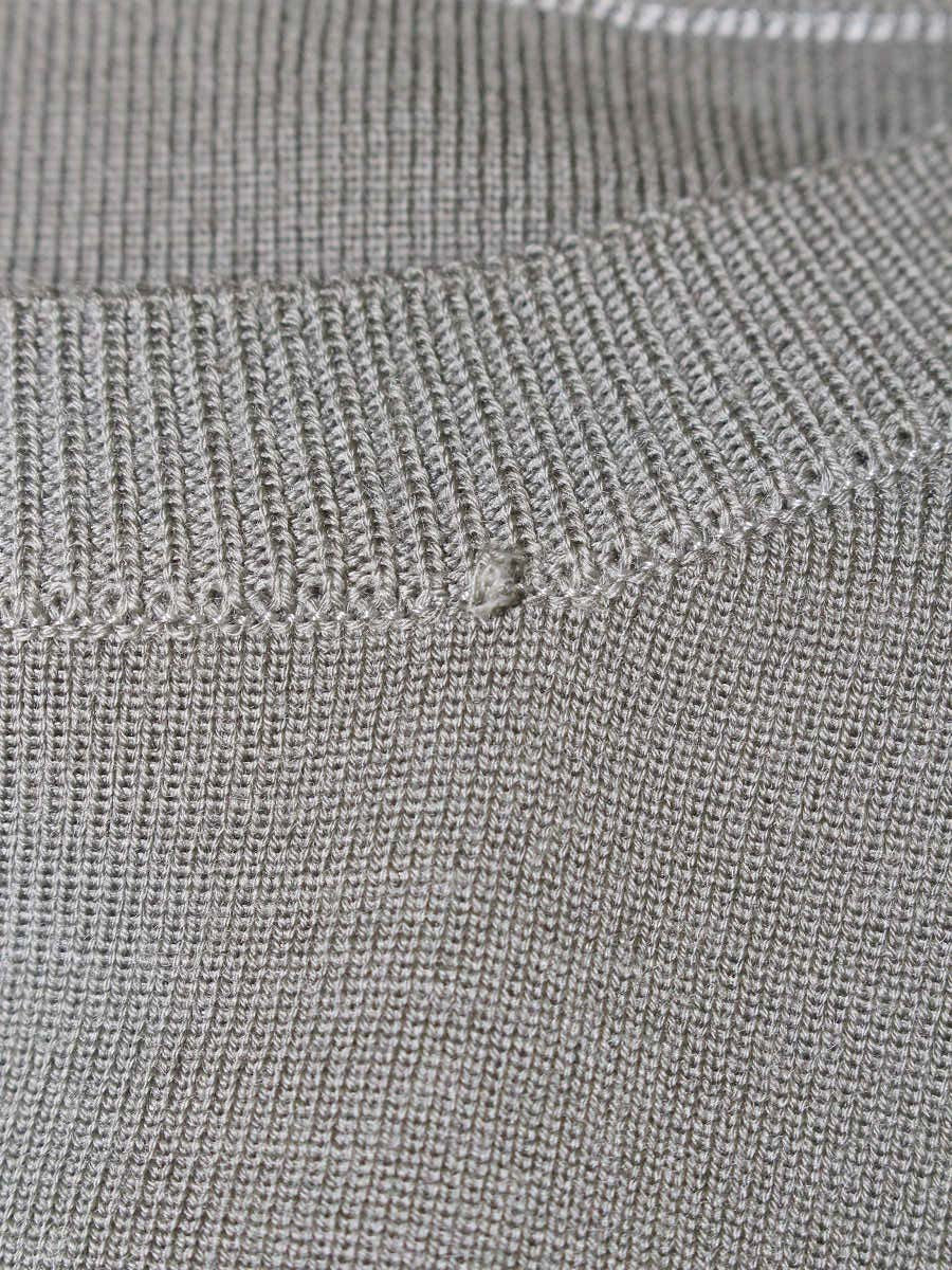 フォクシーブティック Knit Tops 36301 ニットセーター 40 カーキグリーン ITOW0JUU0DHF