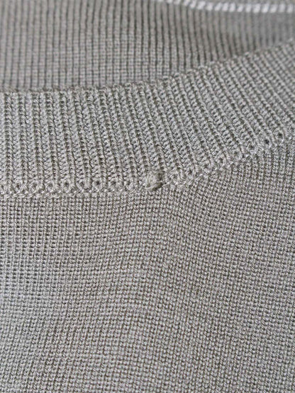 フォクシーブティック Knit Tops 36301 ニットセーター 40 カーキグリーン ITOW0JUU0DHF