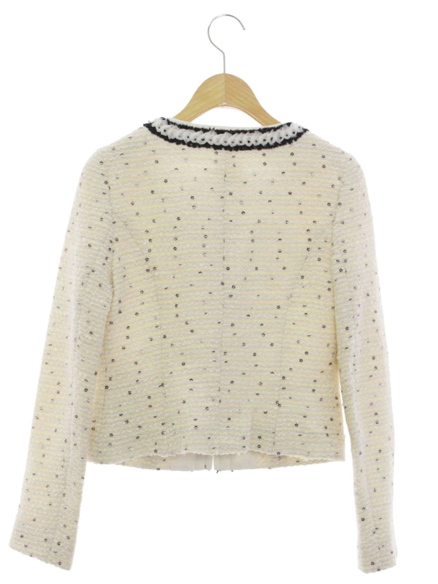 エリザ 26500061 ジャケット 1 アイボリー ツイード フラワーモチーフ ITOJPID0XTM0 【SALE】