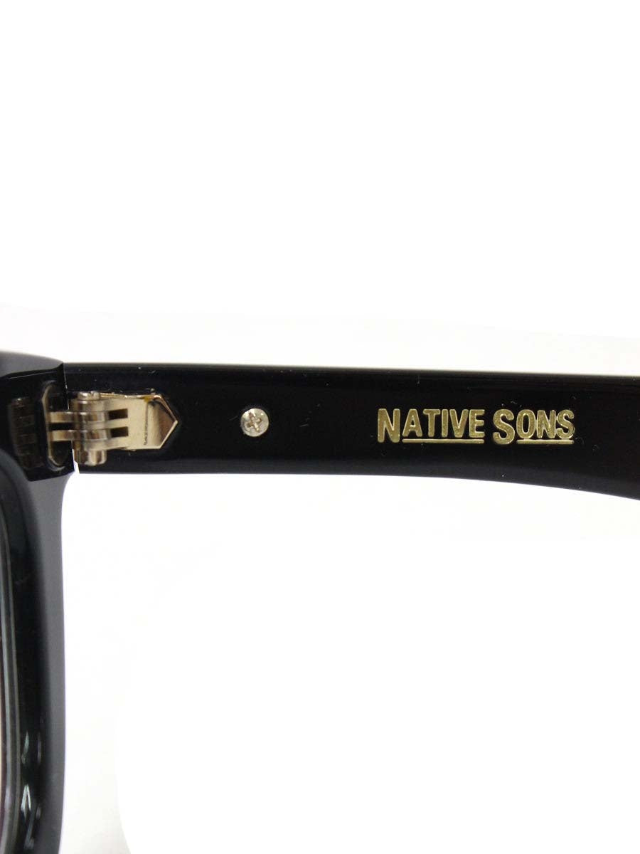 ネイティブサンズ Kowalski PL-008E メガネ ブラック セルフレーム フルリム ウェリントン IT17B4LNLWUA