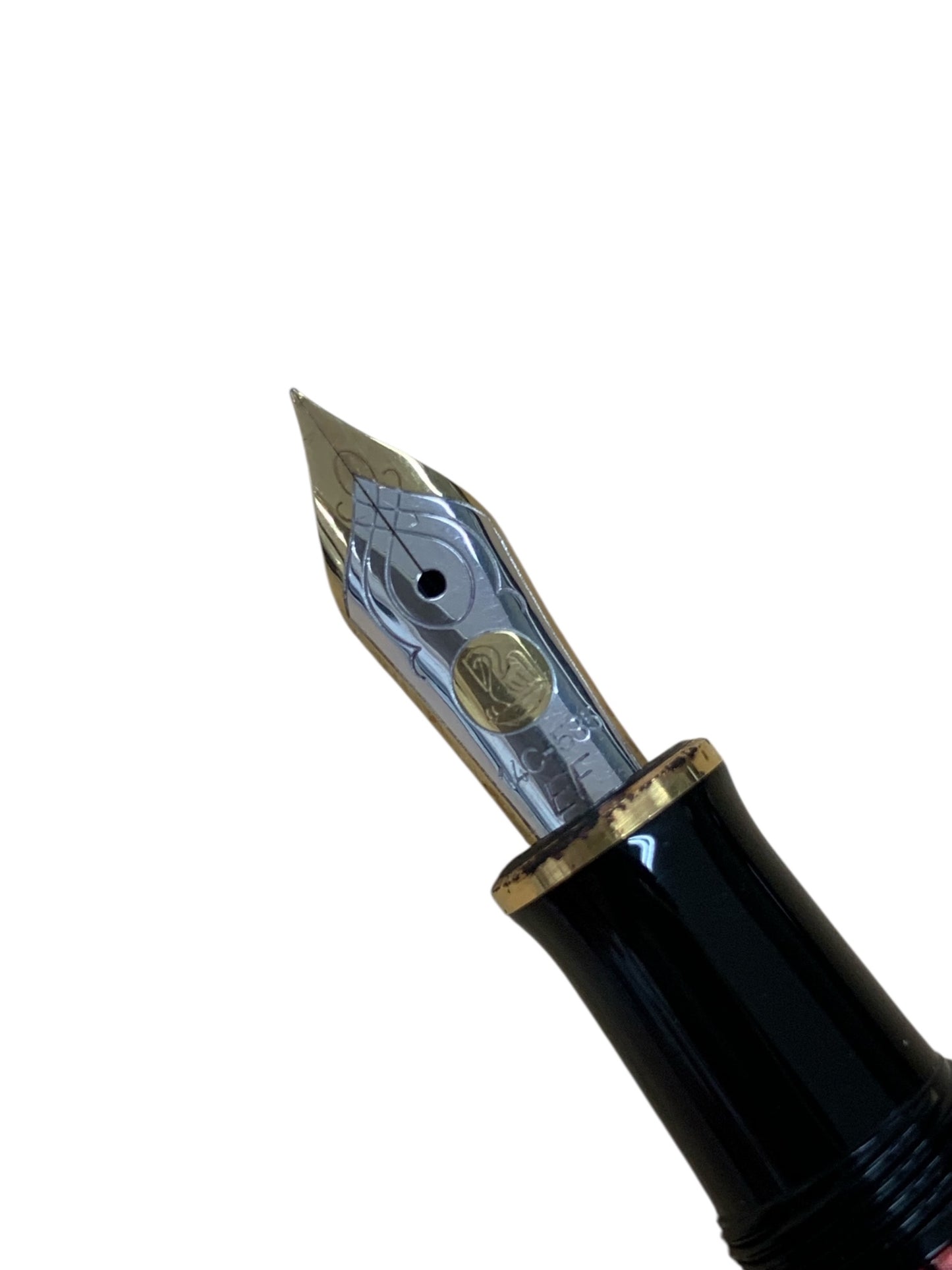 ペリカン 万年筆 スーベレーン M400 レッド ストライプ EF 14C-585 IT7PEXEH2A3I