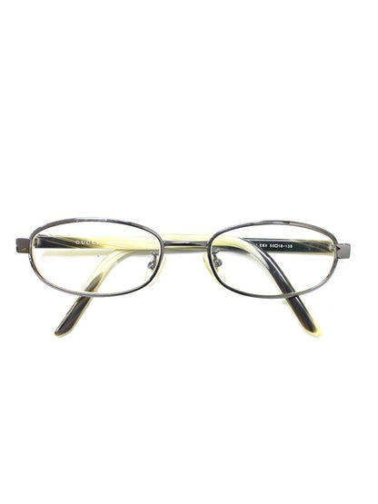 グッチ メタルフレーム フルリム GG-1372J メガネ ガンメタル/イエロー マーブル柄 ITW9F56DWA4Y 【SALE】