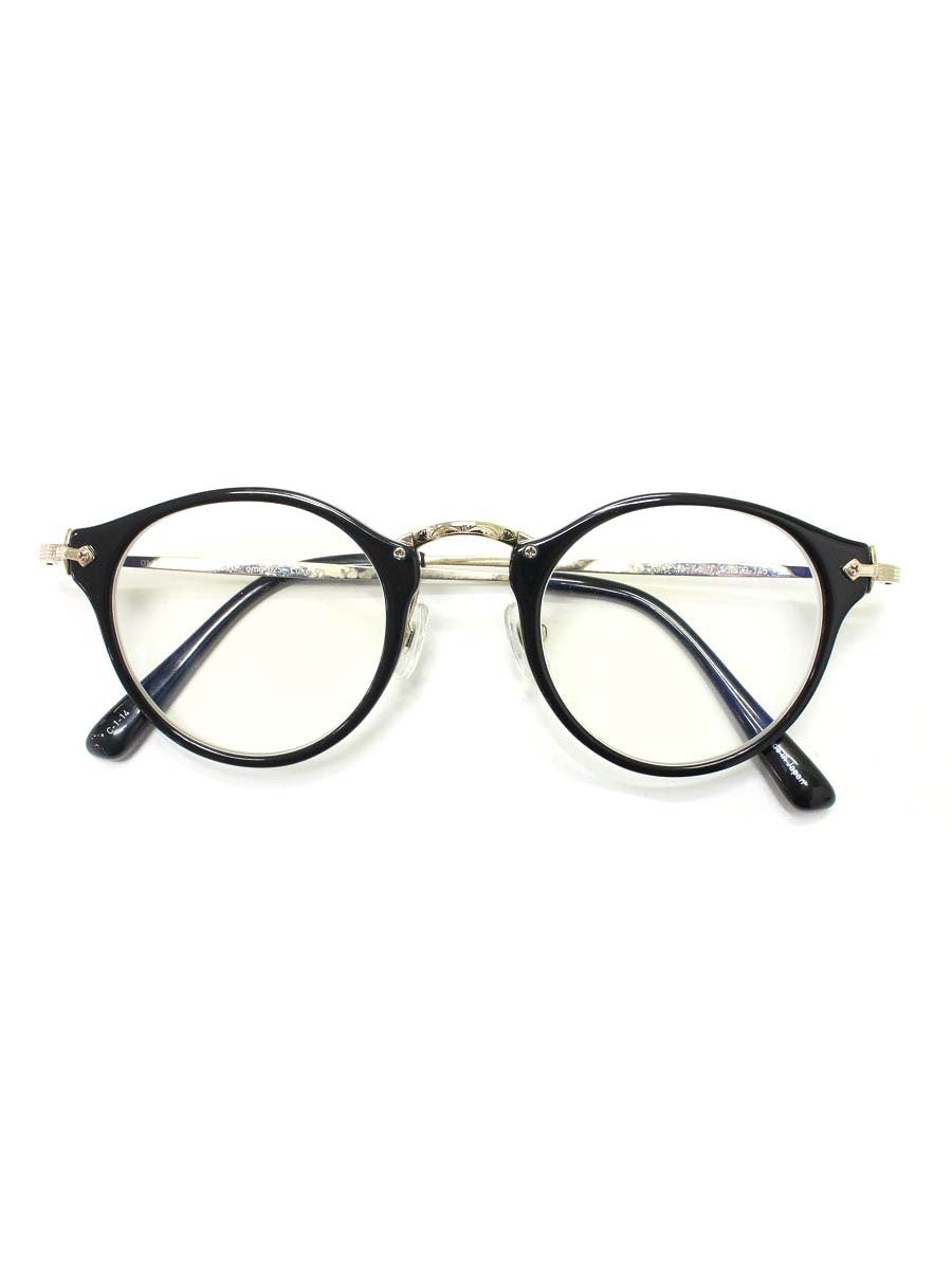 オーマイグラス東京 omg-025 眼鏡 ブラック ゴールド メガネ Luke C-1-14 ITQQO8C0QZB0 【SALE】