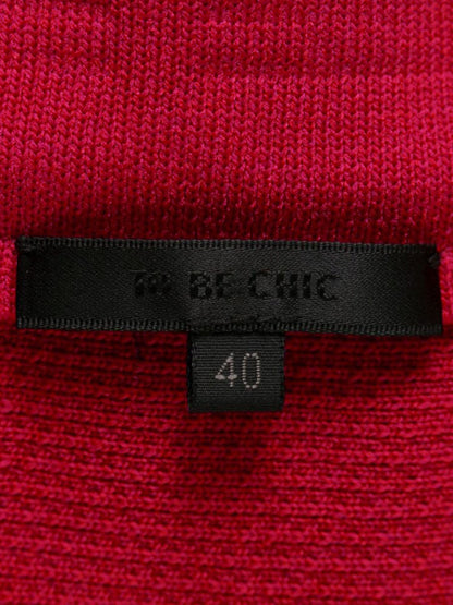 トゥービーシック W5S13-842-17 スカート 40 レッド ニット フレア ITG9VBVRR7O6