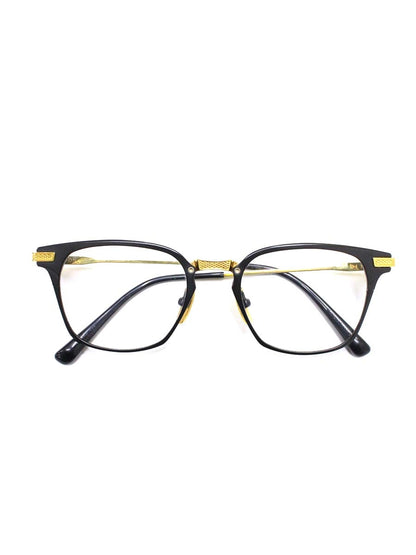 ディータ UNION DRX-2068-A-T メガネ 眼鏡 ブラック/ゴールド コンビフレーム フルリム ウェリントン IT7KKB8MTJUD