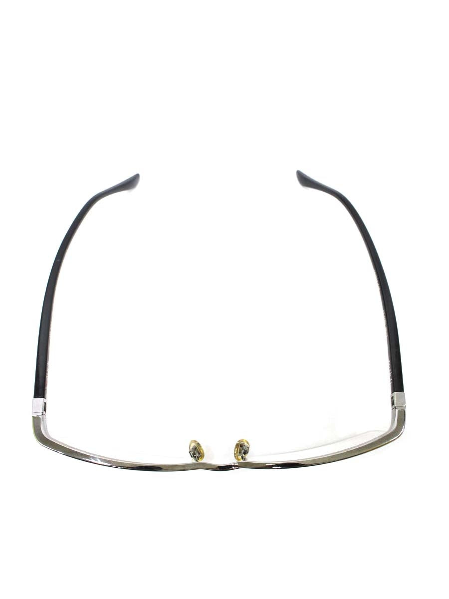 スタルクアイズ PL0001 0021 メガネ シルバー/ブラック コンビフレーム ハーフリム スクエア ITV9AW9W4JDE