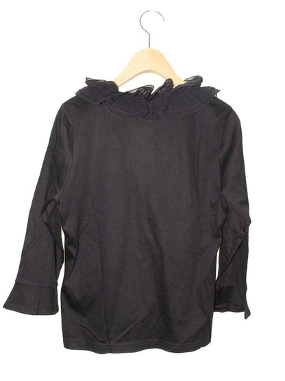 ギャラリービスコンティ 1191943 カットソー 3 ブラック フリル Vネック ITBEFIE5Y0MW